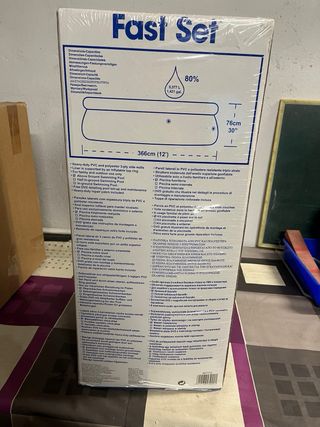 Piscina hinchable con filtro 366x76