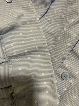 Camicia uomo azzurra fantasia