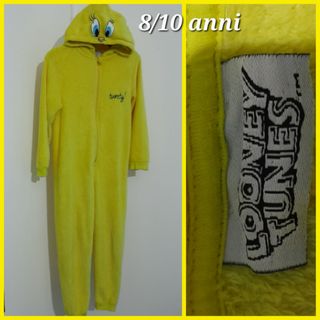 Pigiama tuta costume Tweety età 8/10anni