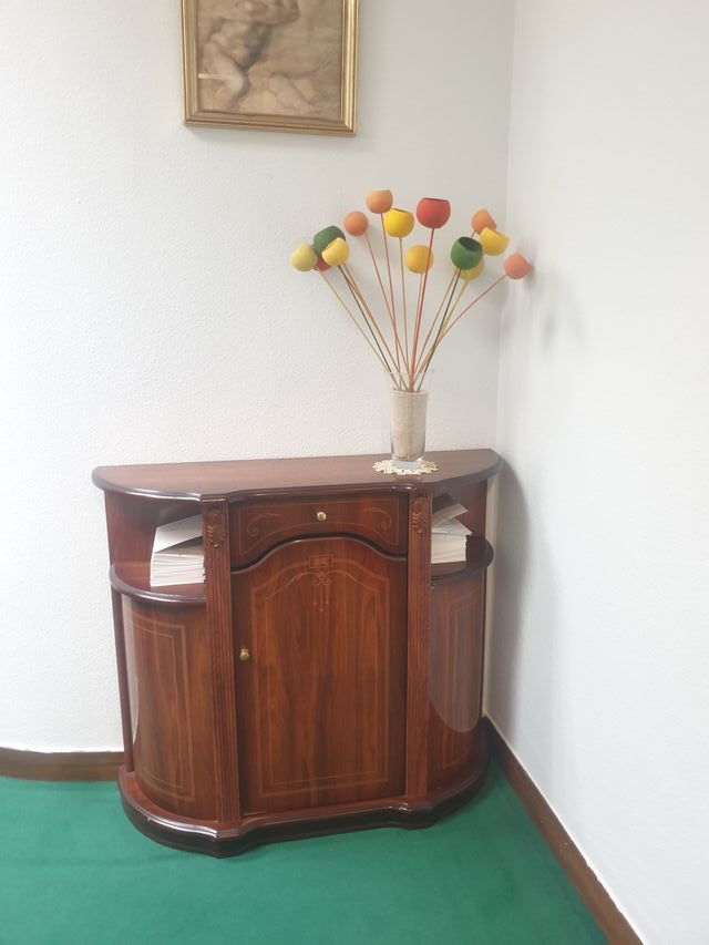 CONSOLA MUEBLE RECIBIDOR APARADOR MADERA 92x28 cm