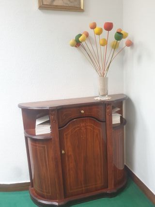 CONSOLA MUEBLE RECIBIDOR APARADOR MADERA 92x28 cm