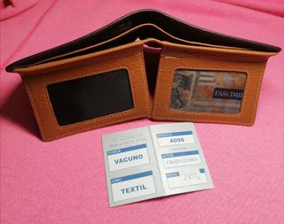 Cartera color marrón de hombre