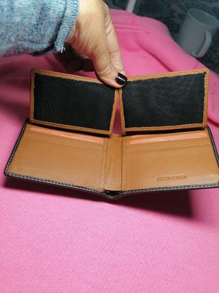 Cartera color marrón de hombre