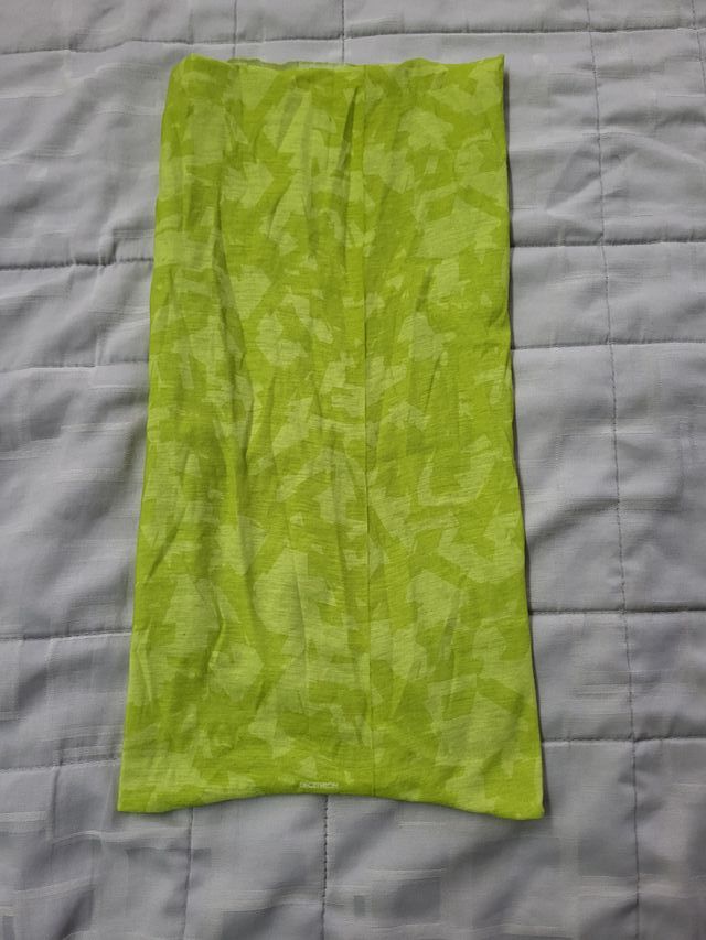 Scaldacollo ciclismo decathlon ROADR 100 giallo