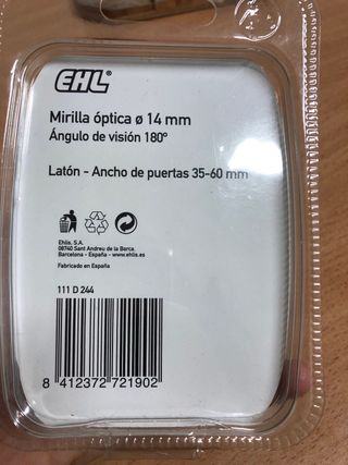 Mirilla óptica 14mm