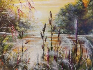 Quadro paesaggio Dipinto ad olio