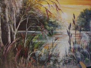 Quadro paesaggio Dipinto ad olio