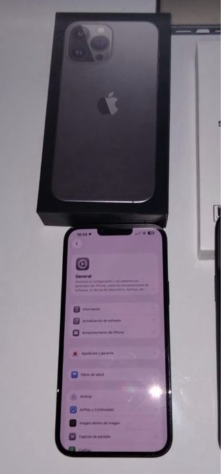 apple Iphone 13 pro max 128gb color gris