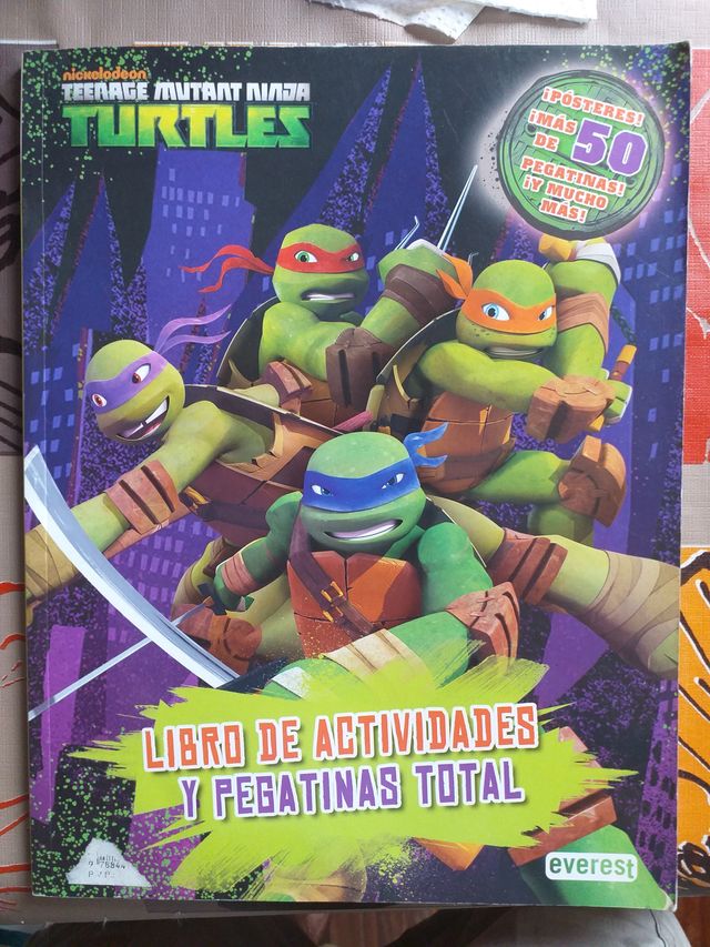 Material escolar das Tartarugas Ninja