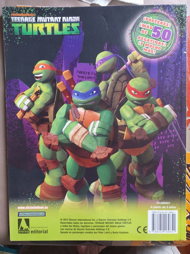 Material escolar das Tartarugas Ninja