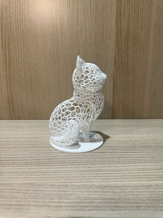 Gatto soprammobile bianco