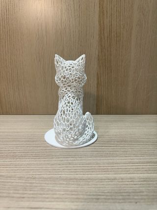 Gatto soprammobile bianco