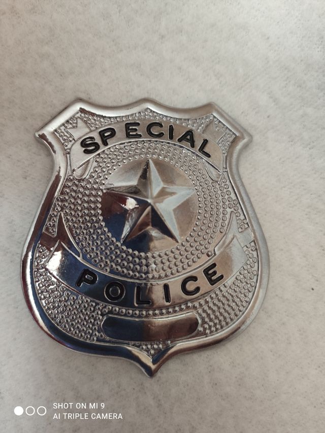 Placa de policía Estados Unidos