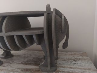 Escultura mesita Rinoceronte 