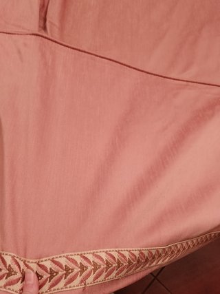 Copriletto vintage rosa