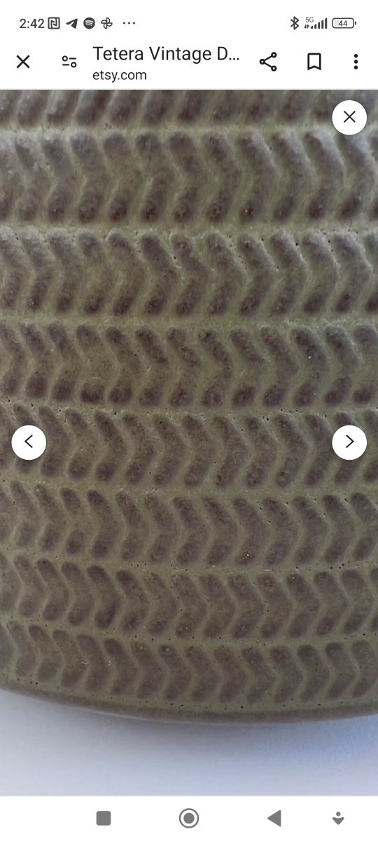 Tetera vintage Demby Chevron Camelot