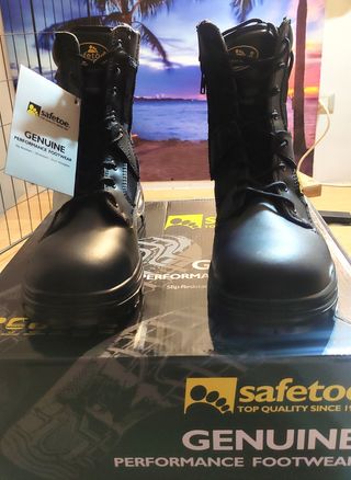 Stivali militari antinfortunistiche lavoro