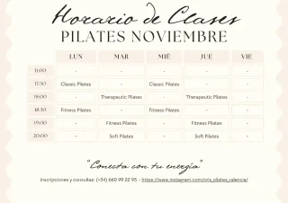 Clases de Pilates en Náquera