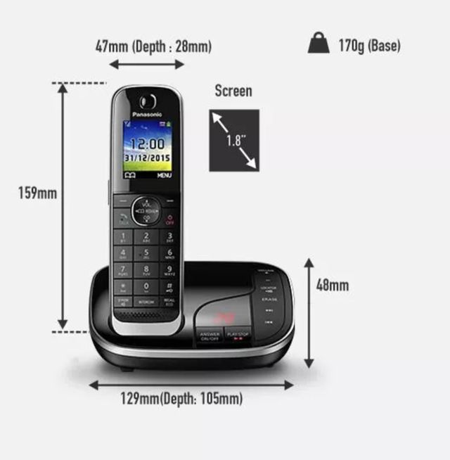 Panasonic KX-TGJ320 Cordless telefono