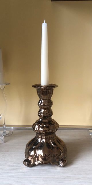 Candeliere in ceramica vintage