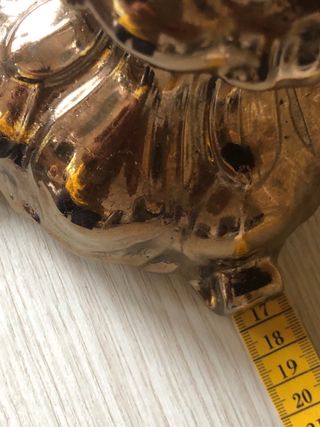 Candeliere in ceramica vintage