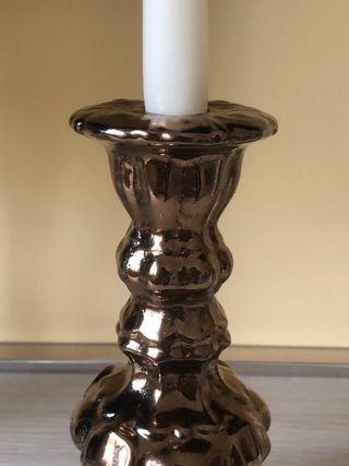 Candeliere in ceramica vintage