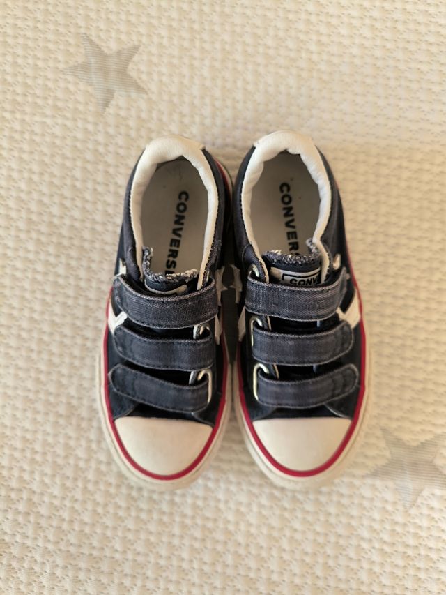 Zapatillas converse azul 27