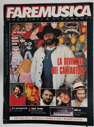 Rivista FARE MUSICA 116 1990 Lucio Dalla