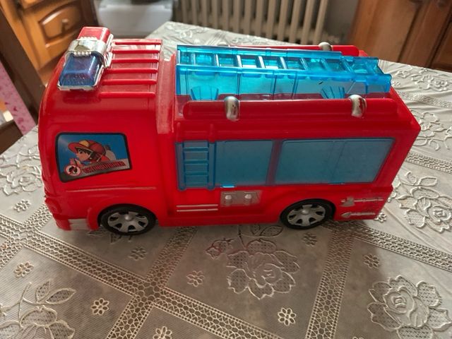 Camion Pompieri Giocattolo con 4D LED Luci e Suoni