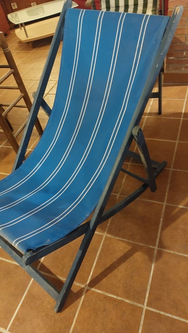 Hamaca madera vintage