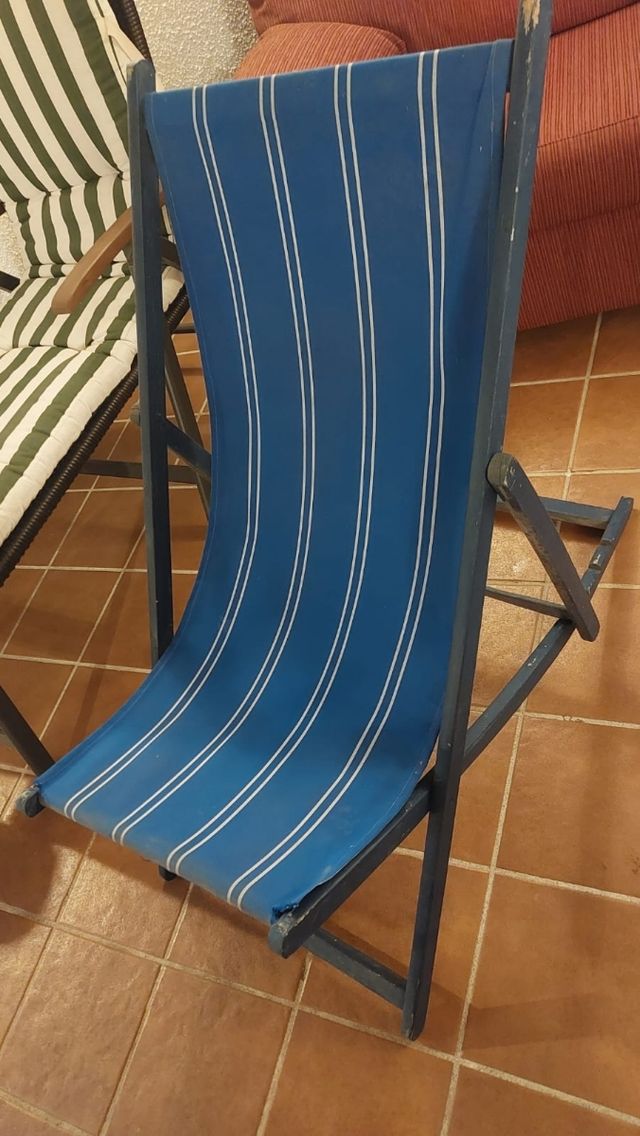 Hamaca madera vintage