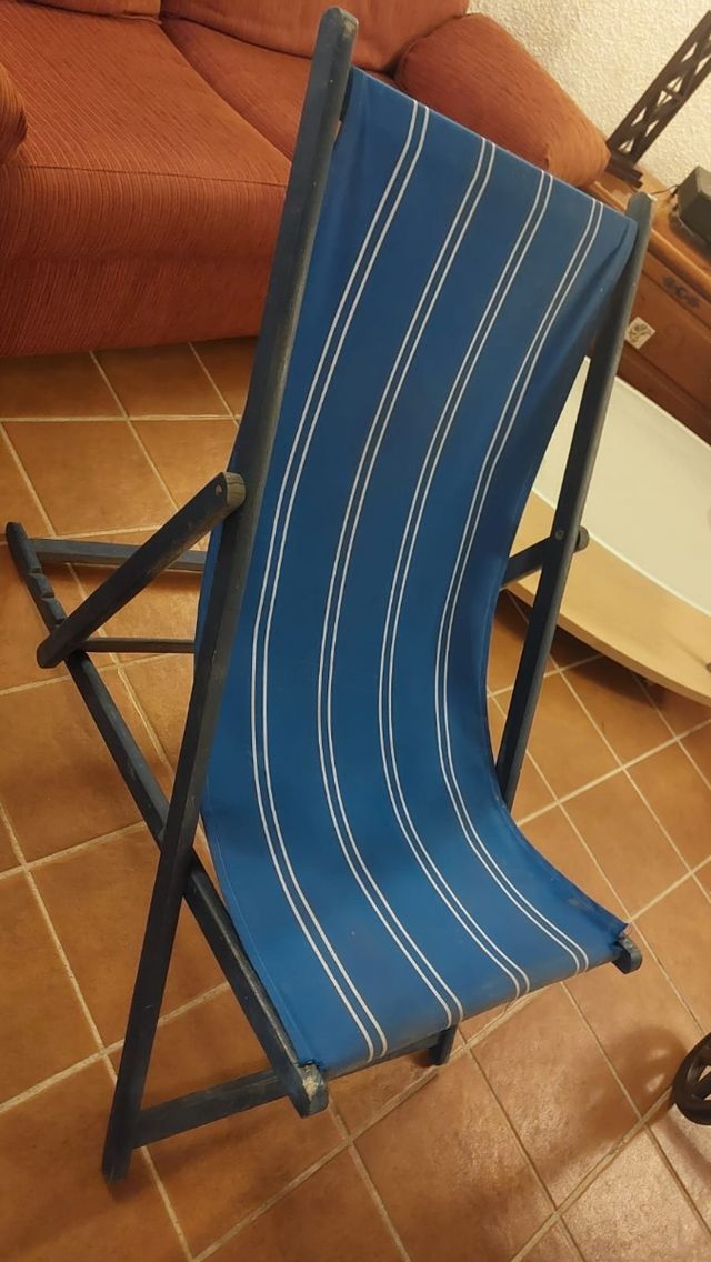 Hamaca madera vintage