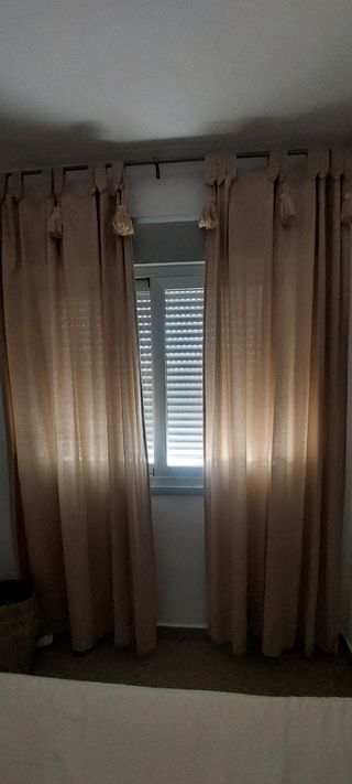 visillos color tostado