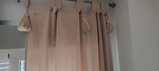 visillos color tostado