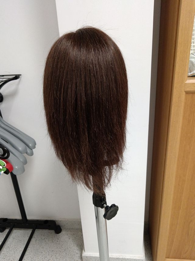 Muñeca maniquí cabello natural