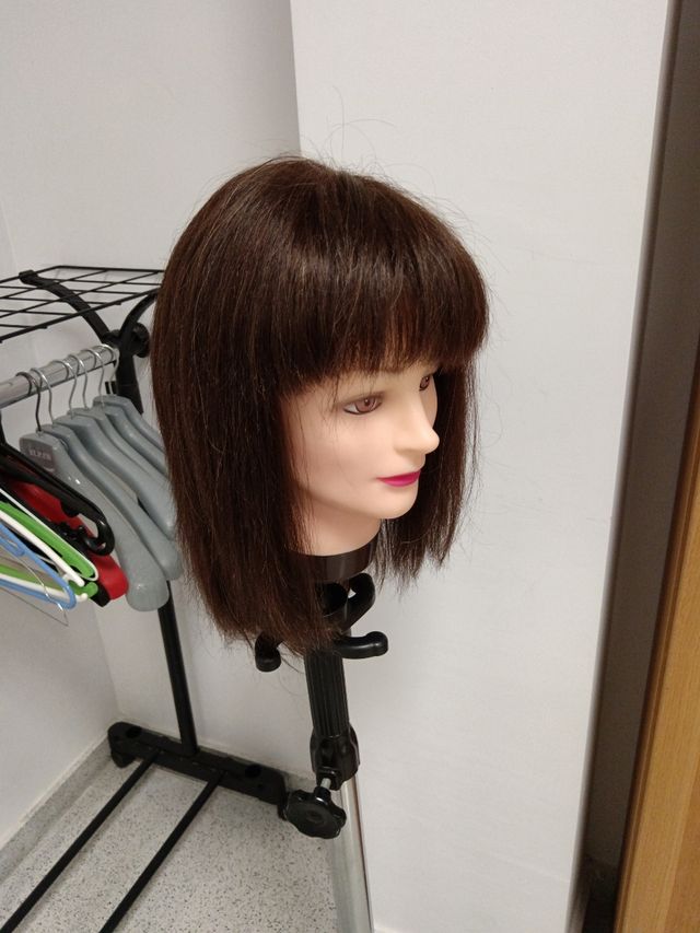 Muñeca maniquí cabello natural