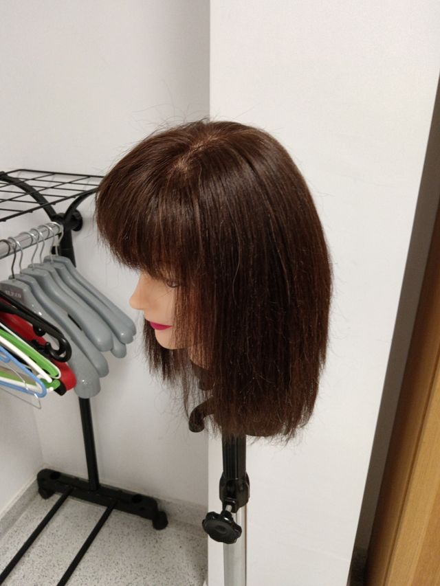 Muñeca maniquí cabello natural