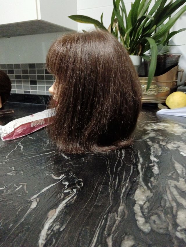 Muñeca maniquí cabello natural