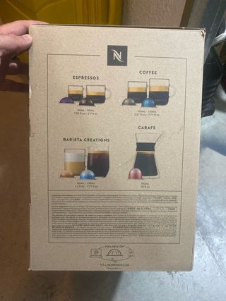 Cafetera nespresso vertuo