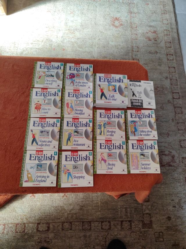 CDs de aprendizaje de inglés