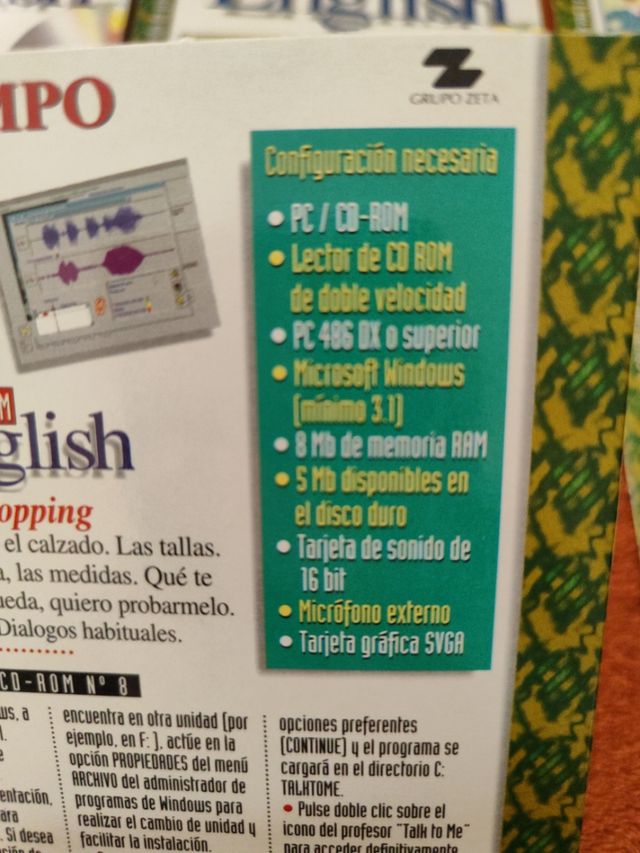 CDs de aprendizaje de inglés