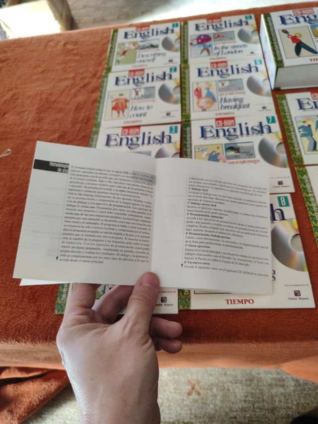 CDs de aprendizaje de inglés