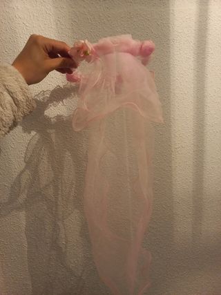 Corona con velo para niña