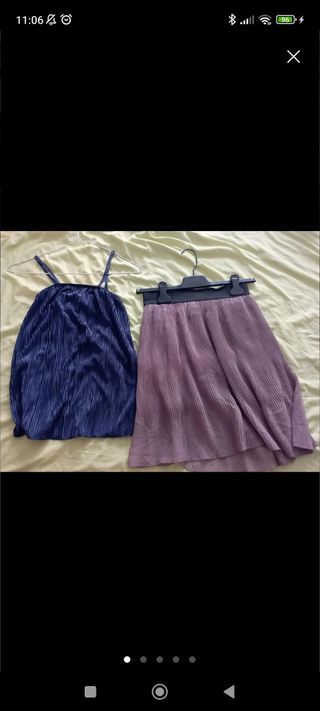 Conjunto fiesta top con etiqueta