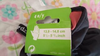 Guantes para la nieve 4 años