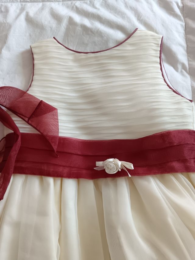 Vestido de arras niña o ceremonia 4-5 Años.