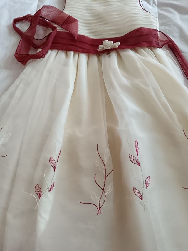 Vestido de arras niña o ceremonia 4-5 Años.
