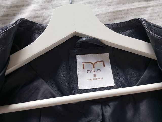 Chaqueta cuero imitación