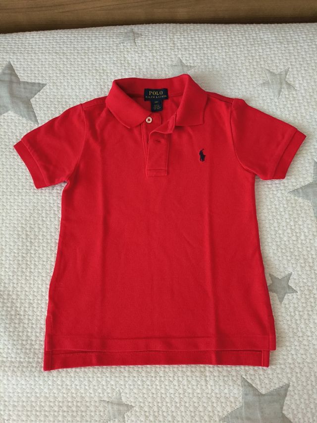Polo Ralph Lauren niño 4 años rojo