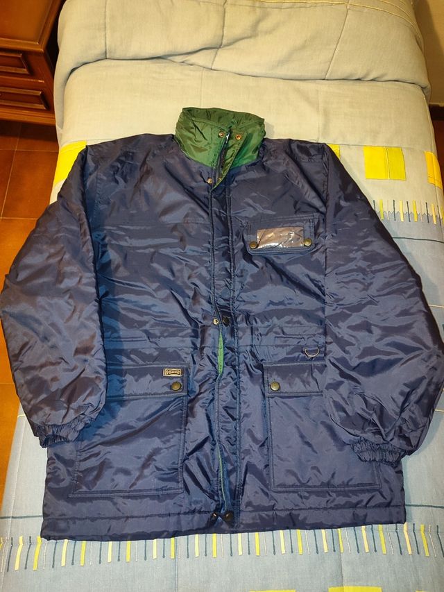 Parka de trabajo azul